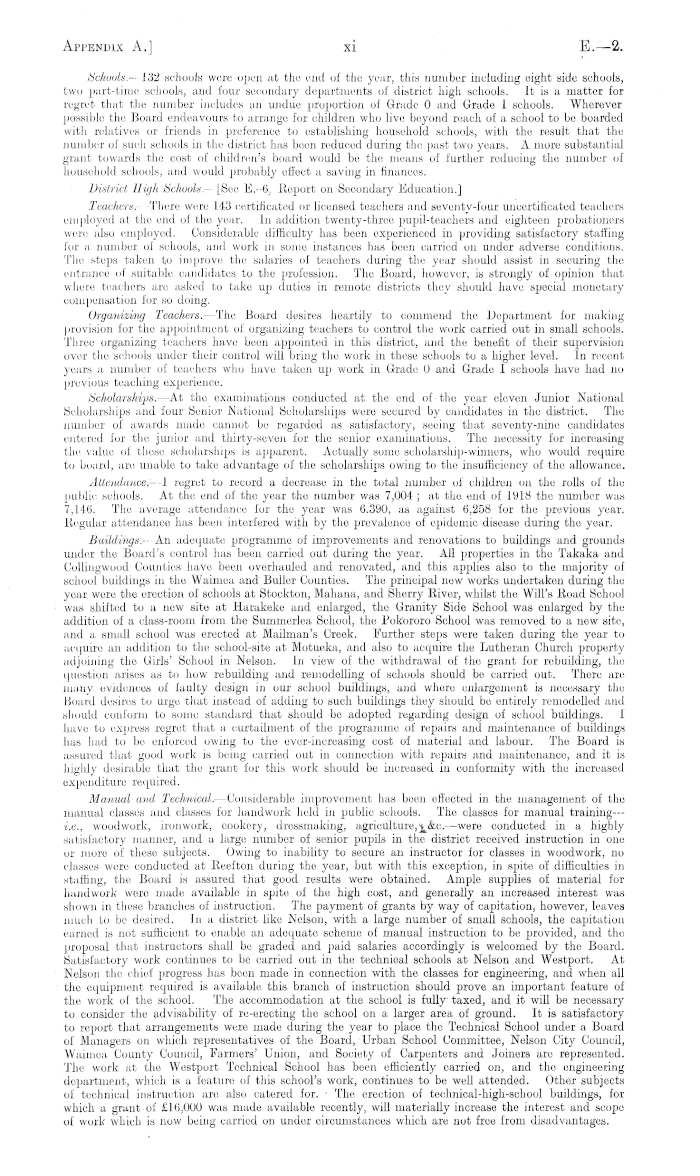 Papers Past Parliamentary Papers Appendix To The Journals Of The House Of Representatives 19 Session I Education Primary Education In Continuation Of