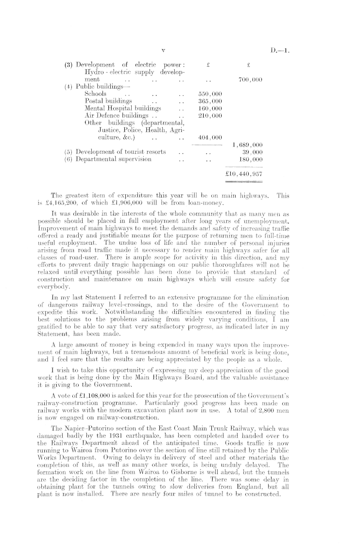 Papers Past Parliamentary Papers Appendix To The Journals Of The House Of Representatives 1937 Session I Public Works Statement By The Hon R Semple