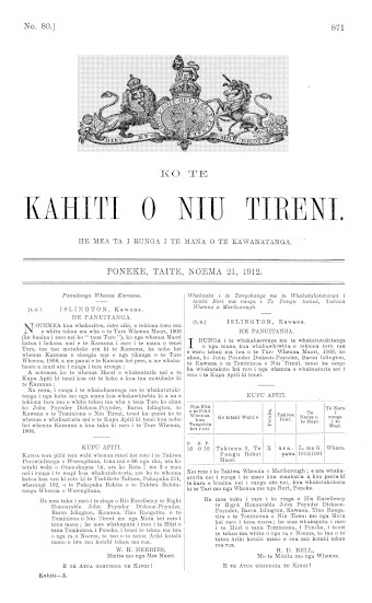 Issue page