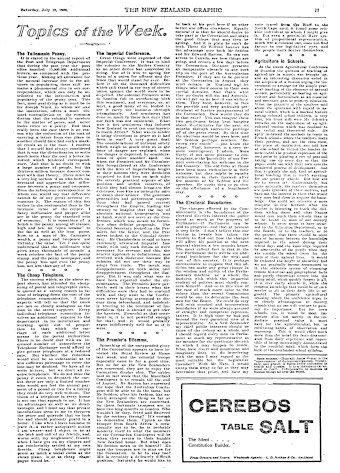 Issue page