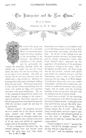 Issue page