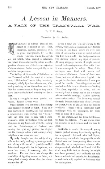 Issue page