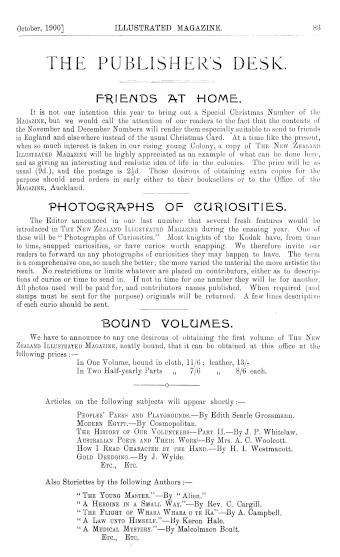 Issue page