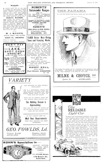 Issue page