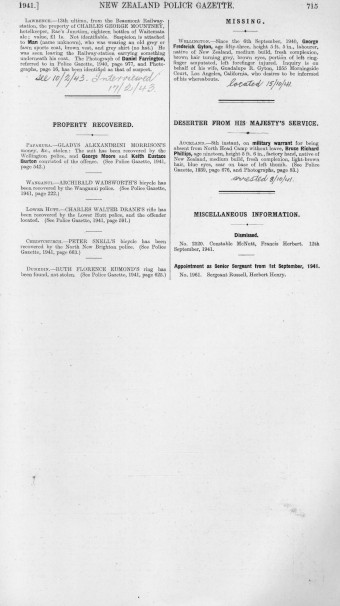 Issue page