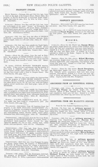 Issue page