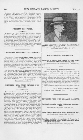 Issue page