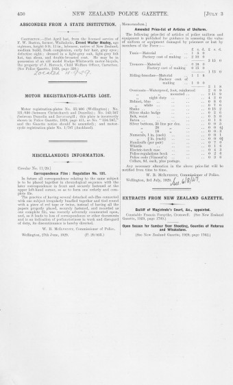 Issue page