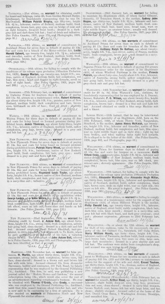 Issue page