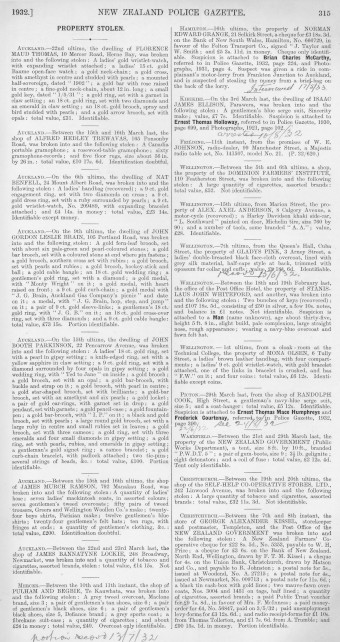 Issue page