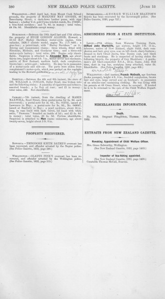 Issue page