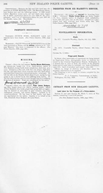 Issue page