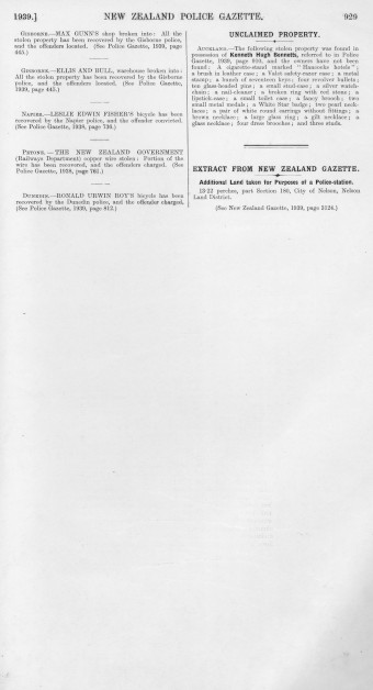 Issue page