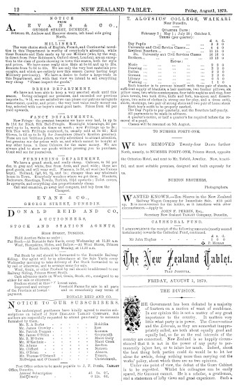 Issue page