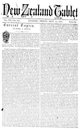 Issue page