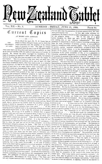 Issue page