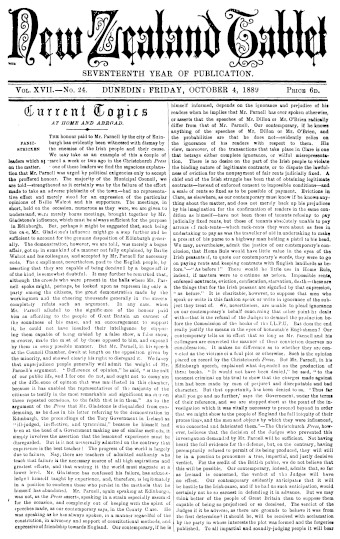 Issue page