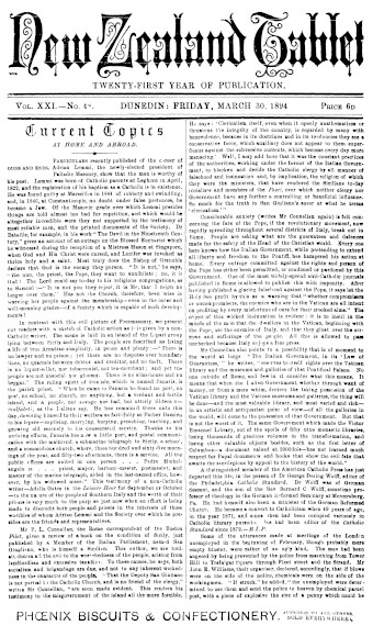 Issue page