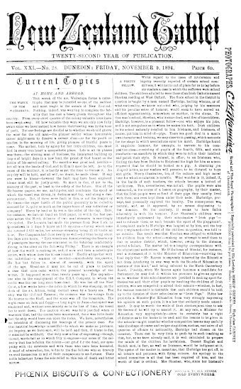 Issue page