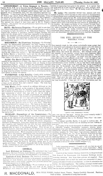 Issue page