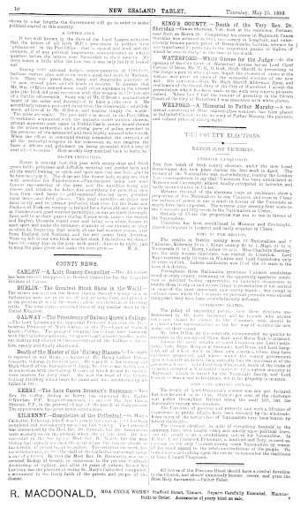 Issue page