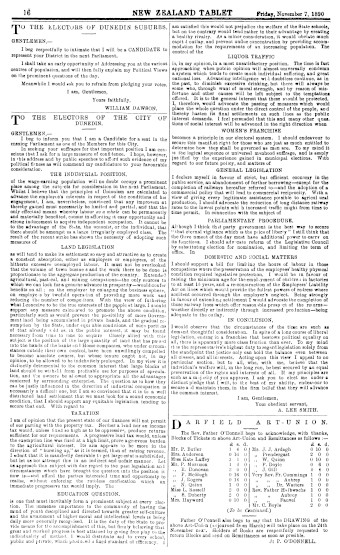 Issue page