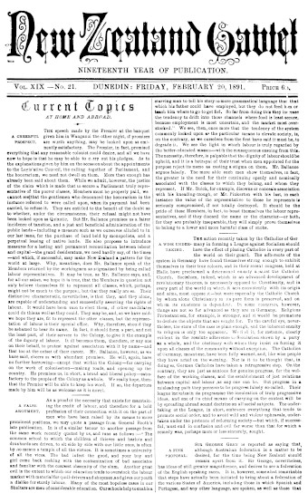 Issue page