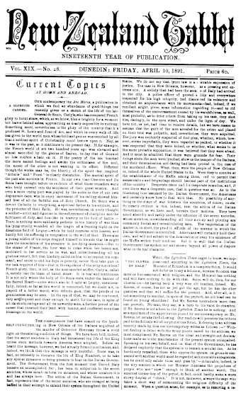 Issue page