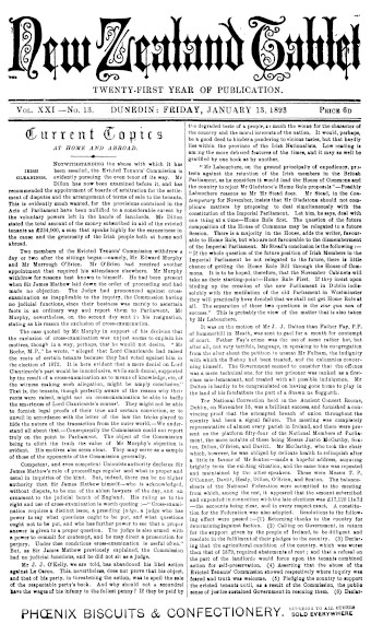 Issue page