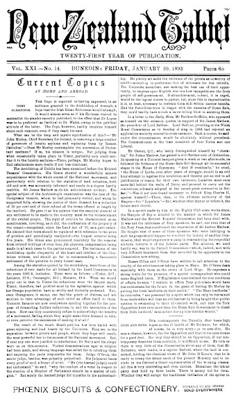 Issue page