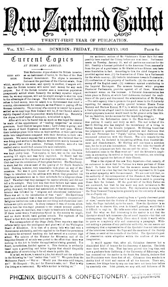 Issue page