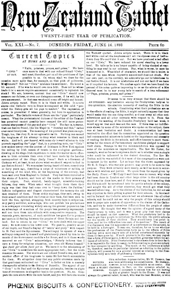 Issue page