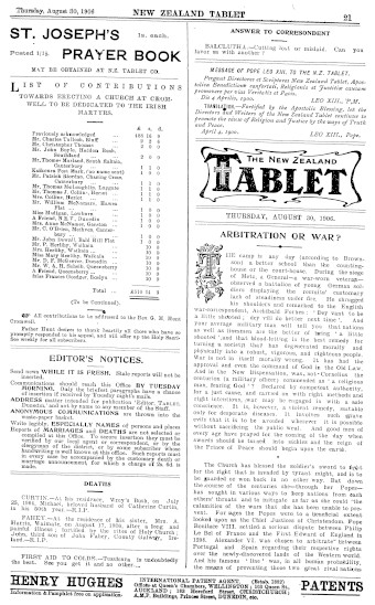 Issue page