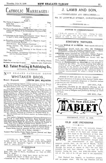 Issue page