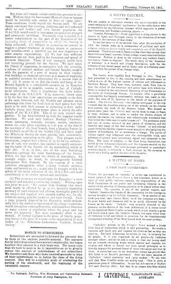 Issue page