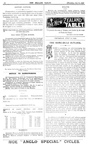 Issue page