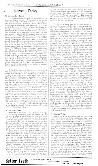 Issue page