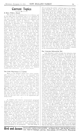 Issue page