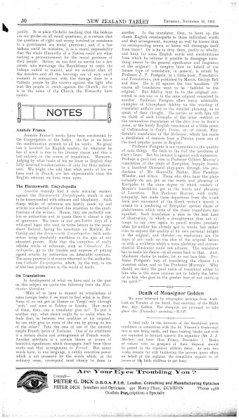 Issue page