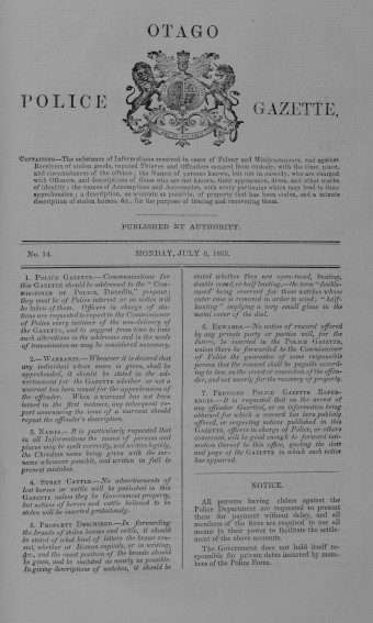 Issue page