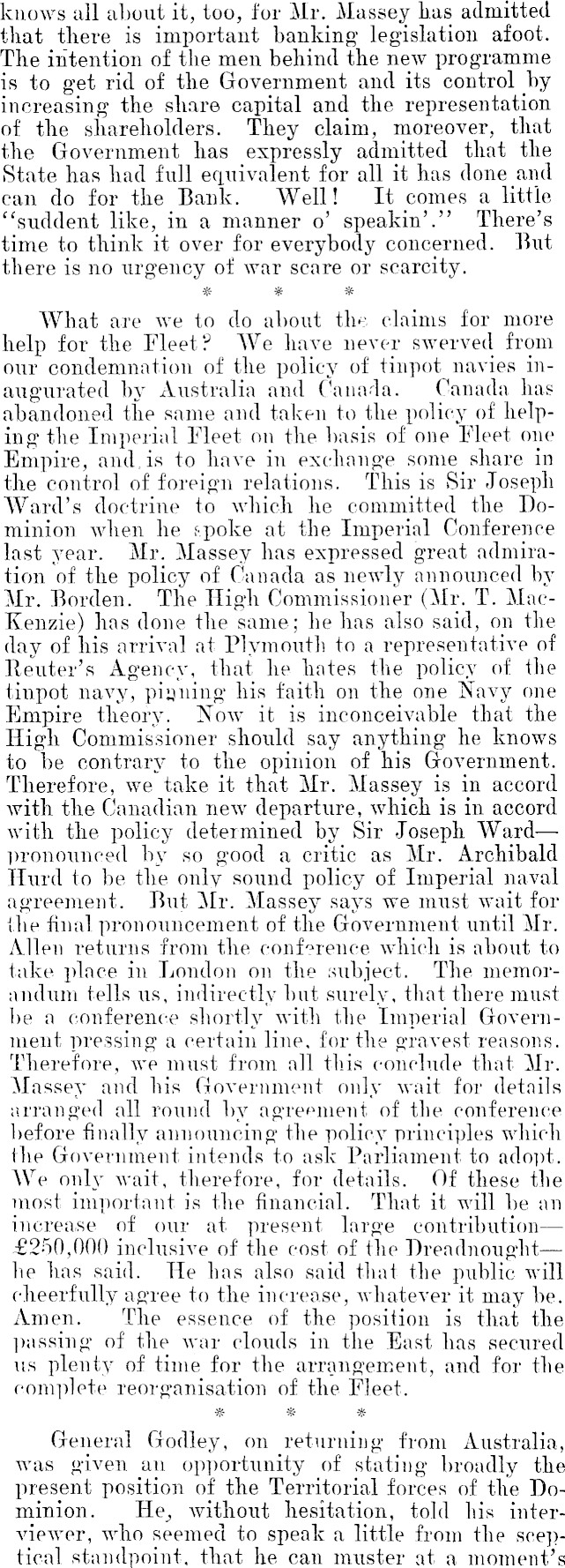 Papers Past Magazines And Journals Progress 1 December 1912 Editorial Comment