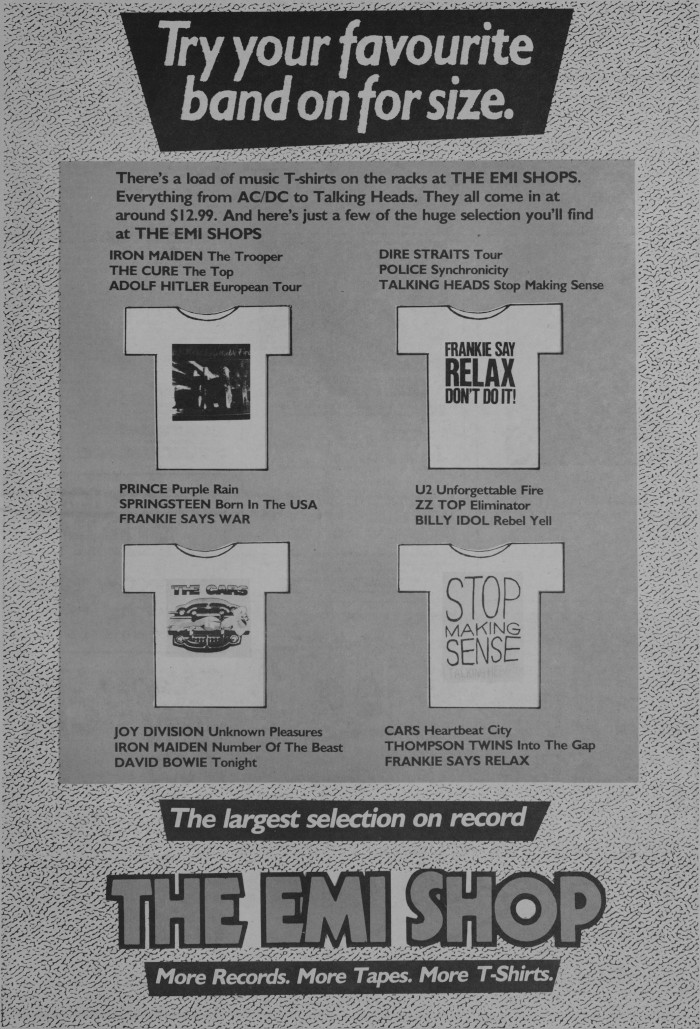 Papers Past Magazines And Journals Rip It Up 1 November 1984 Page 39 Advertisements Column 1