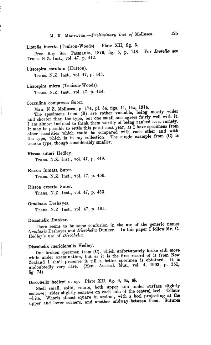 Papers Past Magazines And Journals Transactions And Proceedings Of The Royal Society Of New Zealand 1915 Page 125