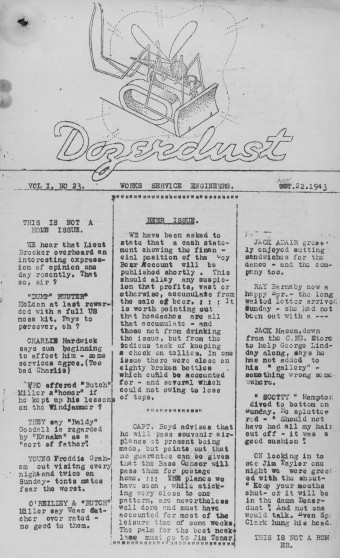 Issue page