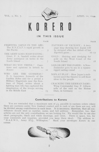 Issue page