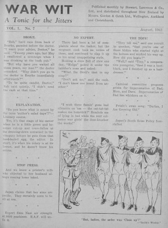 Issue page